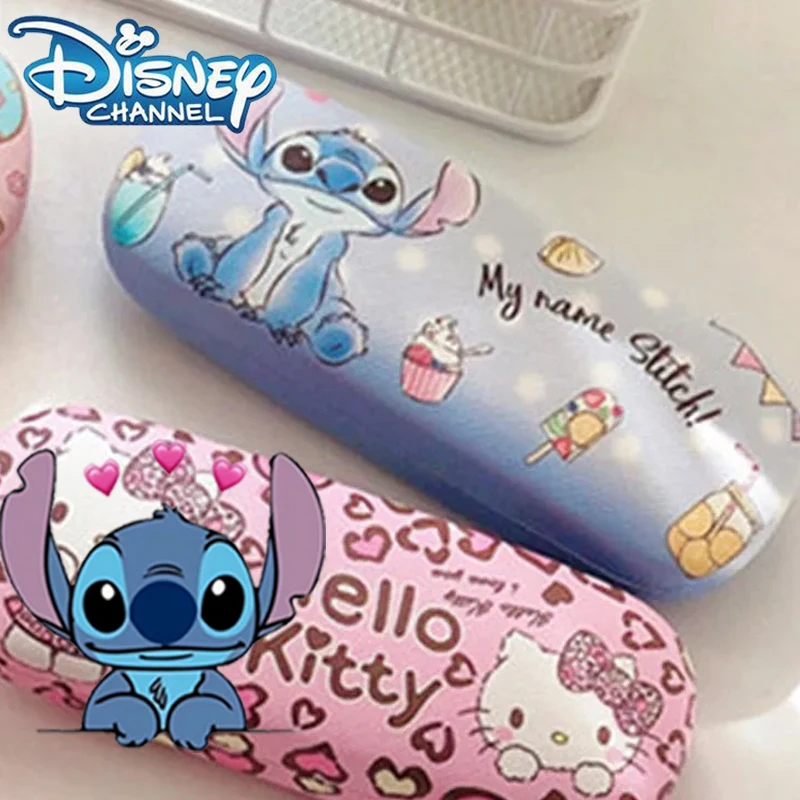 

Жесткий Чехол для очков с мультипликационным принтом Disney, футляр для хранения очков из искусственной кожи с защитой от царапин