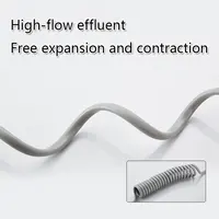 สายฉีดน้ำแบบยืดหยุ่นสำหรับห้องน้ำ สายฉีดน้ำแบบยืดหดได้สำหรับระบบประปา ห้องน้ำ สายฉีดชำระแบบเกลียว 4