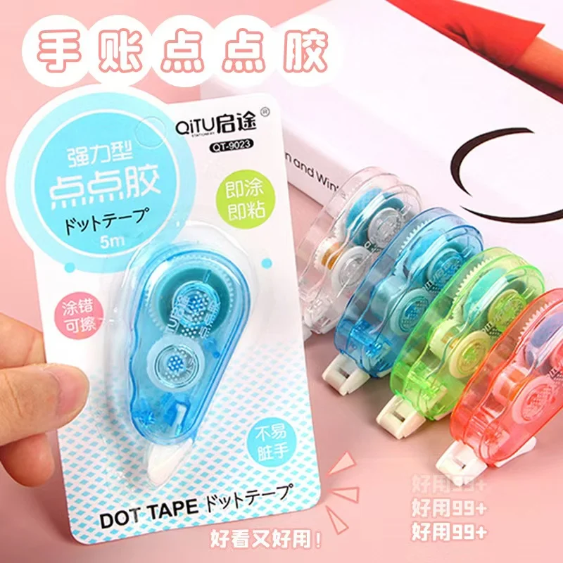 Set of Double-Sided Adhesive Tape Runners - 5m x 5mm, Perfect for Crafts & Scrapbooking