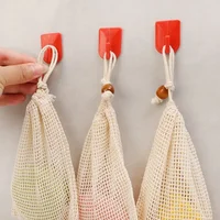 1/10PCS Hangable Soap Bags Natural Cotton Linen Foaming Soap Net Bag Body Soap Cleanser Net Bags Household Shower Cleaning Tools 2