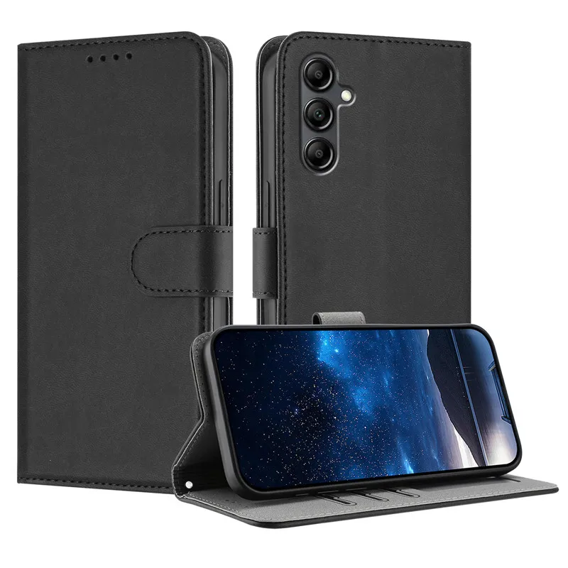 Stylish Wallet Flip Leather Phone Cover with Magnetic Closure and Card Slots - 2026 Edition