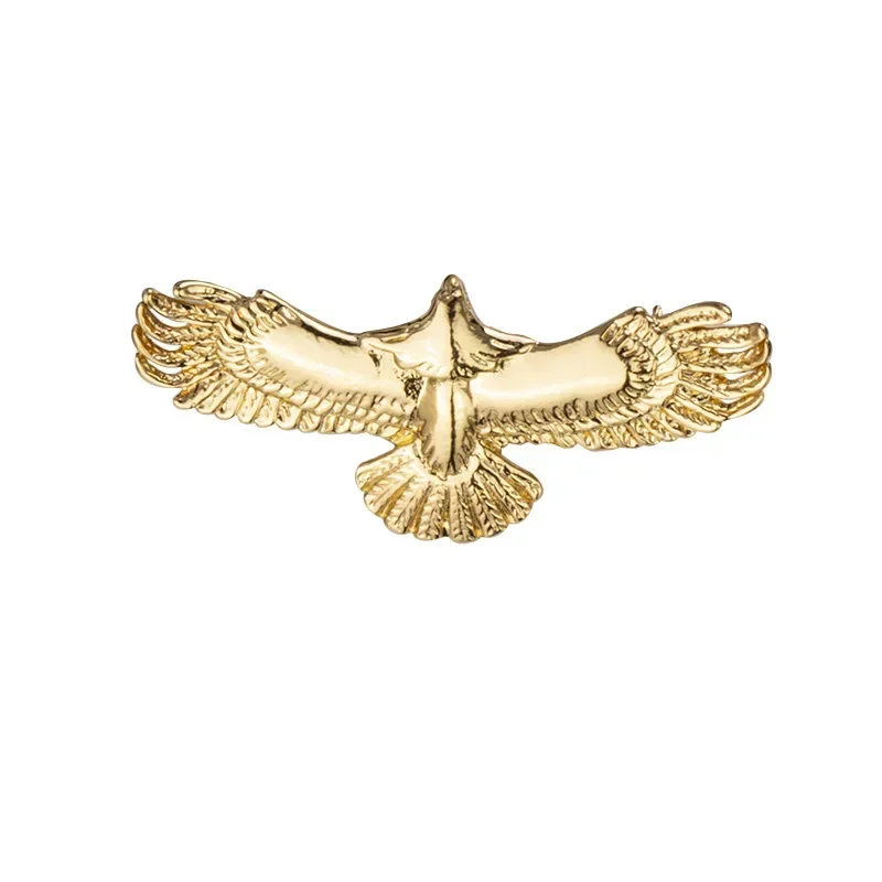 MAYIYAHO Retro Dier Eagle Wings Broche Metalen Vogels Badge Kraag