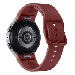 Silicone Bracelet Strap for Smartwatch - Sleek and Durable Design (Wine red)