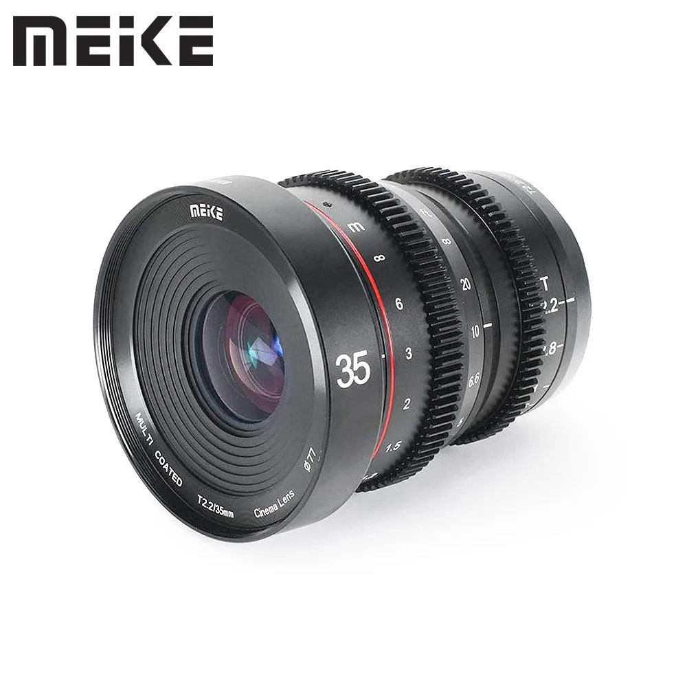 

Meike 35mm T2.2 Cinema Cine Lens for Olympus Panasonic Lumix Micro 4/3 M4/3 Mount OM-D E-M5 E-M1 EM 10 Mark ii iii BMPCC 4K