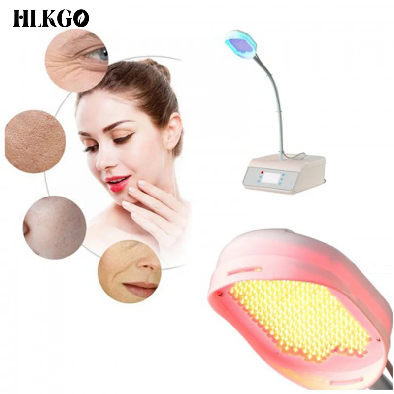 Rechargeable LED Facial Mask - 6 Light Modes for Anti-Aging, Acne Scars & Collagen Boosting