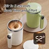 Automatic mixing cup, insulation, intelligent temperature measurement, magnetic electric portable coffee cup, milkshake cup