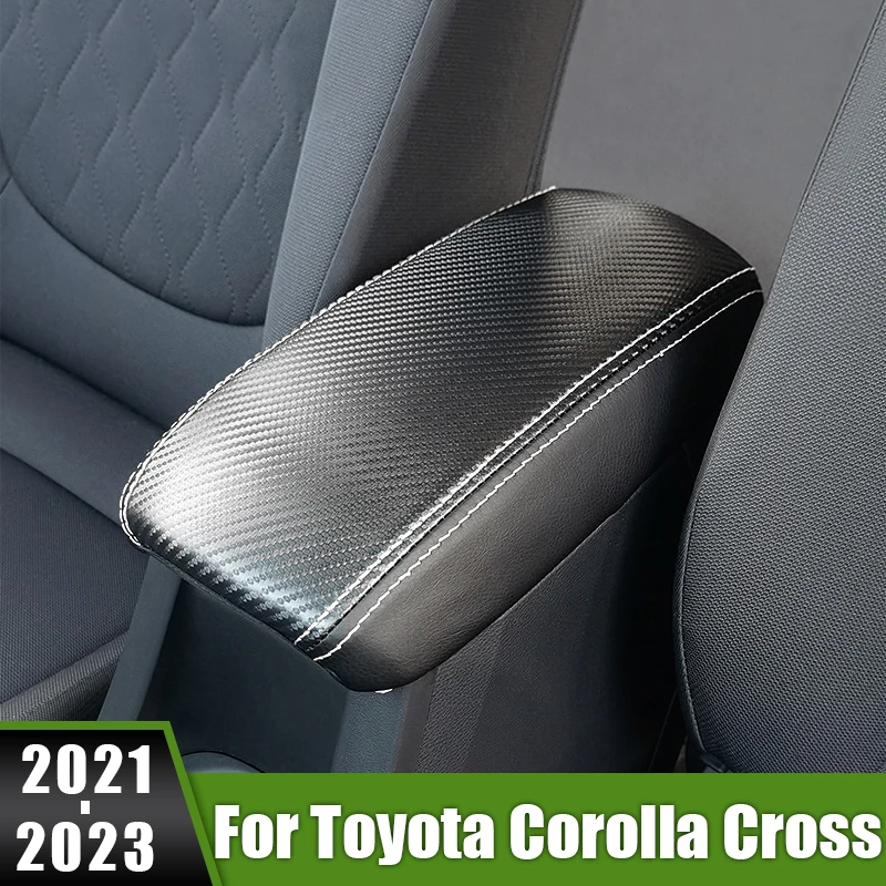 Per Toyota Corolla Cross Xg10 2021 2022 2023 Hybrid Car Bracciolo Console Cover Mat Support Box Top Liner Pad Case Accessori