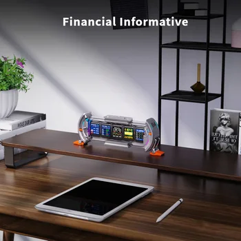 Divoom Times Gate Gaming Room Setup Digital Clock with Smart APP Control WiFi Connect RGB