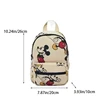 2pc New Mickey Mouse Backpack Disney Cartoon Printed Lightweight Children's Schoolbag Small Bag 3