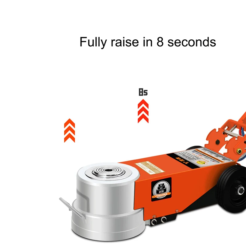 30T Pneumatic Jack New V Big Car Hydraulic Thousand Gold Top Double Section Auto Repair Lift Tool 5