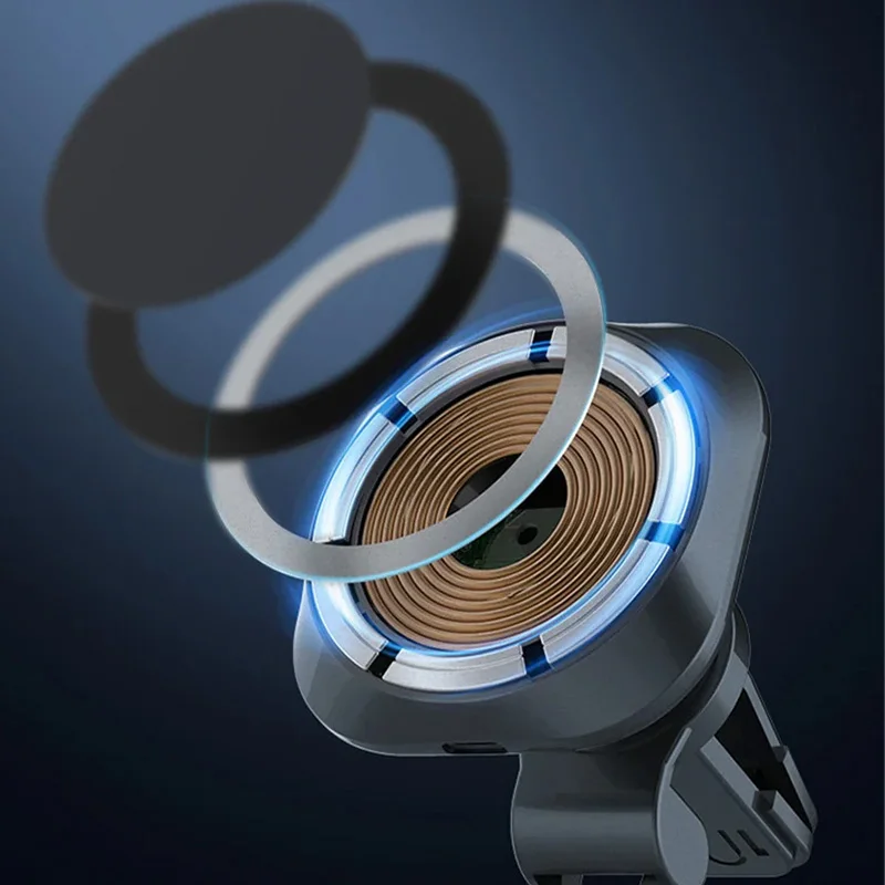 30 واط شواحن لاسلكية مغناطيسية سيارة تنفيس الهواء...