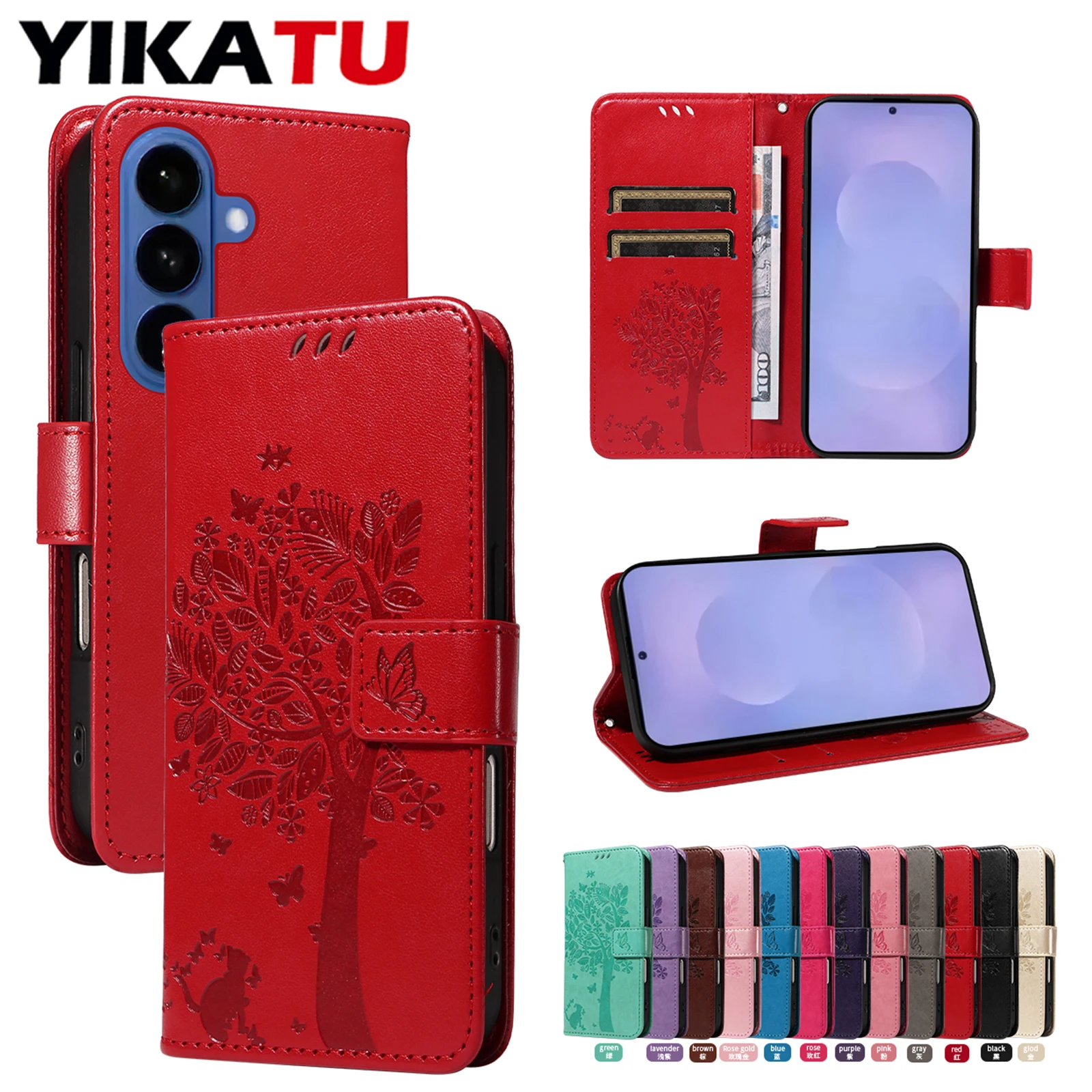 Versatile Magnetic Wallet Phone Case