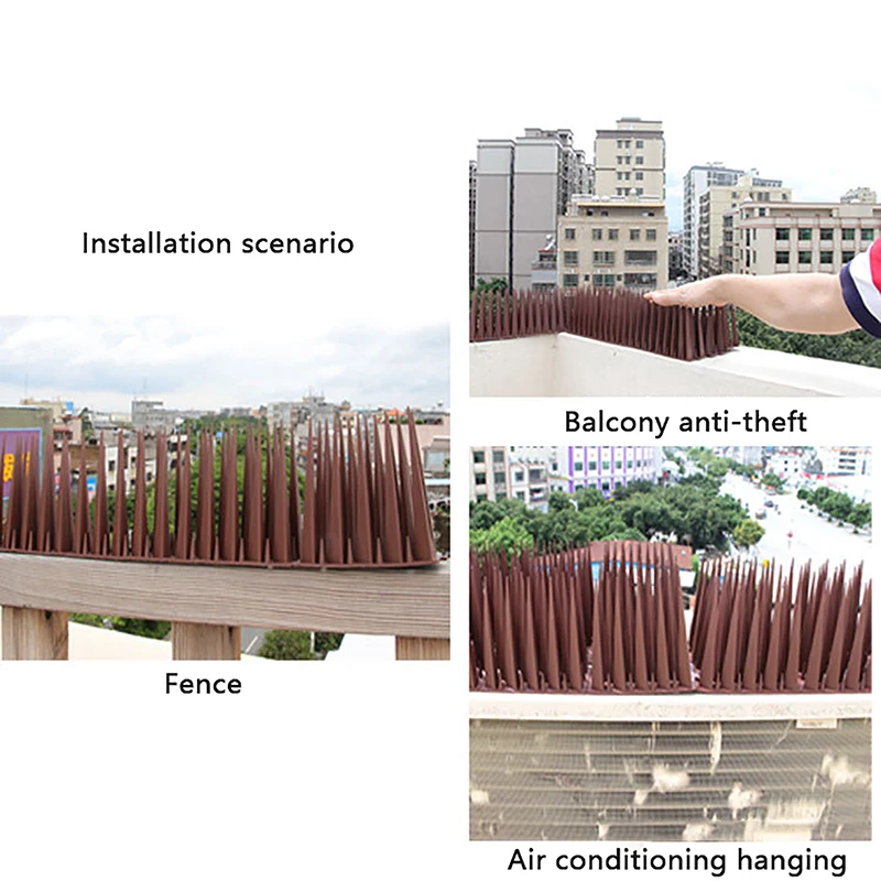 

1Pc Practical Bird Spike Wall Fence Guards Yard Bird Spikes For Anti Climbing Security On Wall Window Railing Garden Supplies