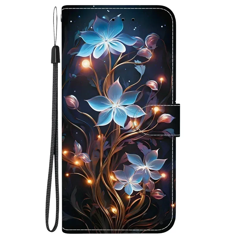 Premium Flip Wallet Leather Case with 3D Pattern and Magnetic Stand - Cute Design 2025 Edition