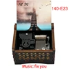 Music Box Fix You 18 Note Wind Up Mechanical Box Wooden Cute Gift for Band Fans Friends Birthday Home Office Christmas Ornament 6