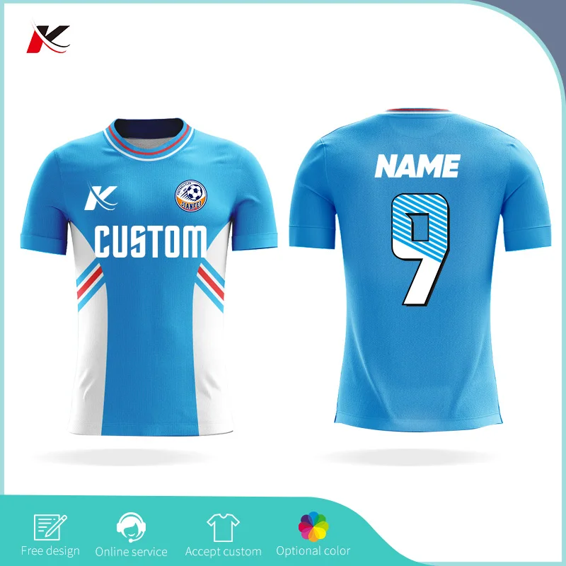 Cheap Blank Soccer Jersey Kit Sublimated Men Soccer Football Wear