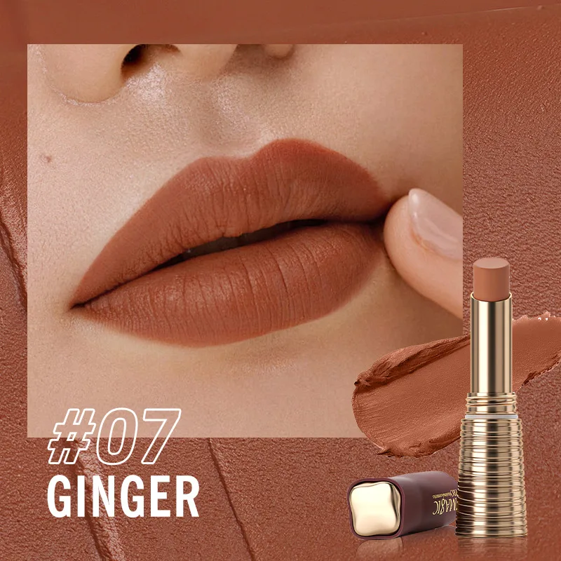 IMAGIC Lipstick Matte Long Lasting No-stick Lipstick Waterproof Makeup Lip Stick Smudge-free Classic Highly Pigmented Lip Tint