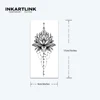 Lotus temporary tattoo sticker, waterproof magic tattoo, lasts to 15 days fake tattoo, semi permanent tattoo 4
