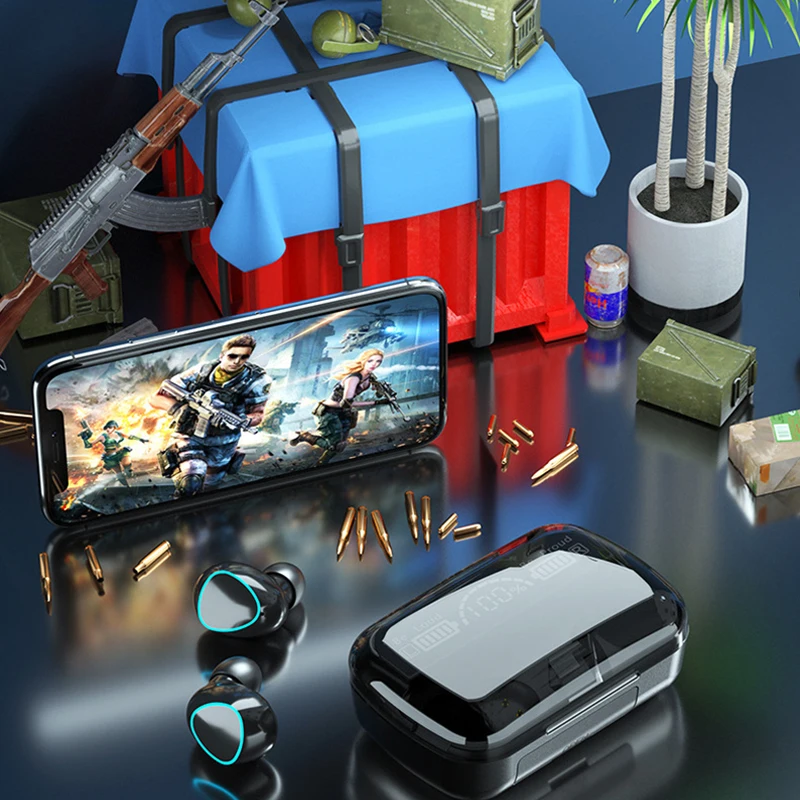 M10 TWS  5.3 , 3500mAh  ڽ  ̾, ũ 9D ׷   ̾ 