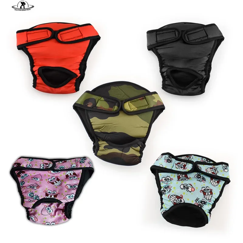 Large Dog Diaper Sanitary Physiological Pants Washable Female Dog Underwear Pets Dogs Supplies