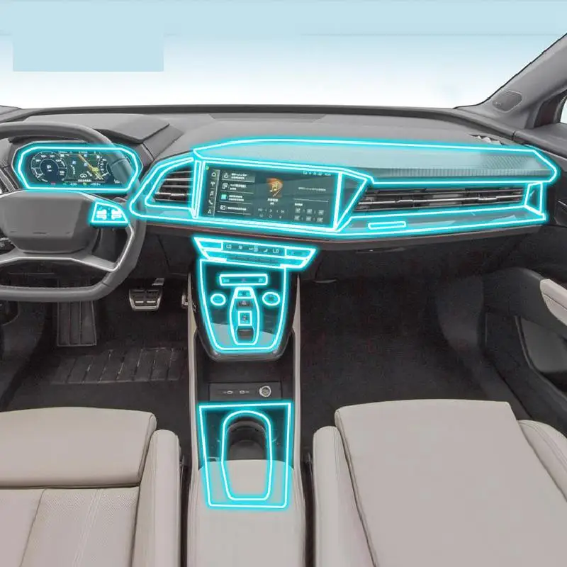 For Audi Q4 etron 20222023 Car Interior Center console Transparent