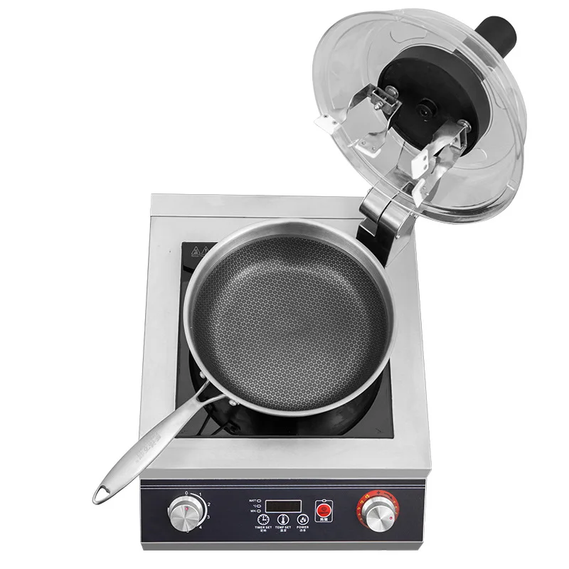 Robot Cook Machine Full Automatic Non Stick Pan Cooking Machine Automatic Fried Rice Wok Machine