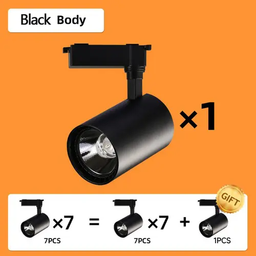 Led Track Light Set Ceiling Lamps Rail Lighting 220V Led Track Lamp Rail Light Spot Light Led Lights for Kitchen Shop Store Home - Image 7