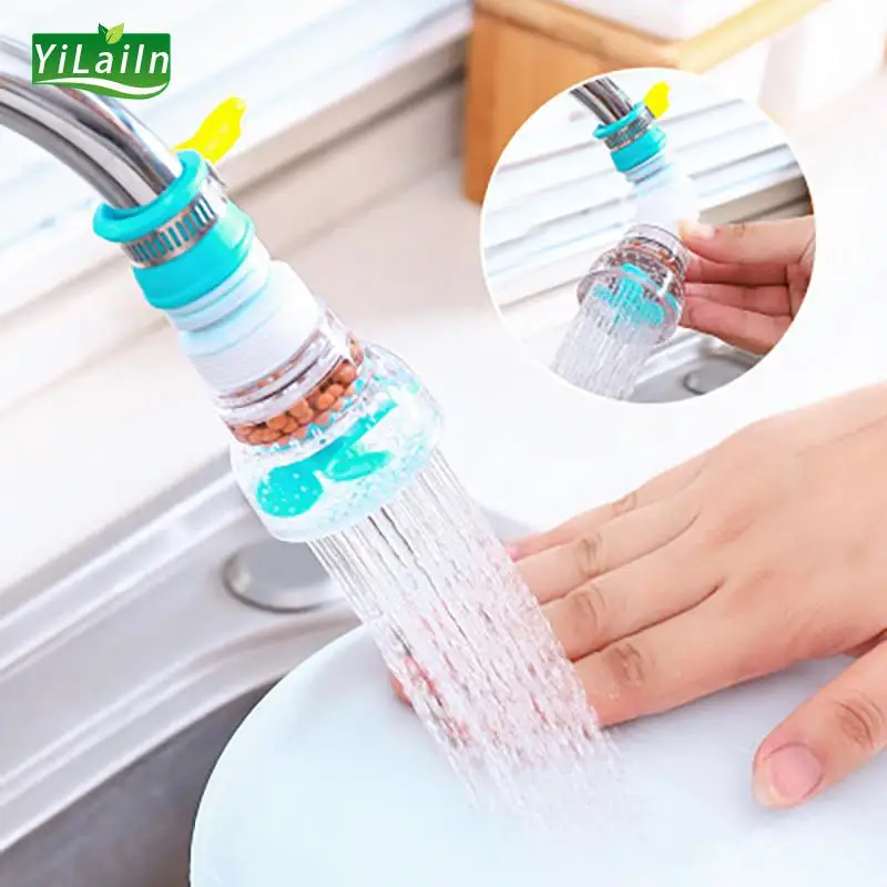 

YiLaiIn (2 шт.) Насадка для водопроводного крана, удлинитель для крана, кухонные аксессуары, модель, вращение на 360 градусов, соединение крана