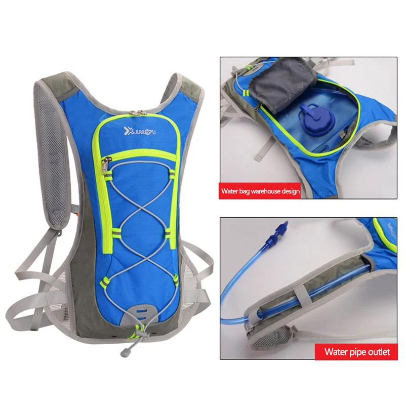 Environmental Cycling Water Bag Knapsack Kit Travel Sport Water Bladder Packsack 2L Hydration Backpack Running Waterbag Rucksack 5