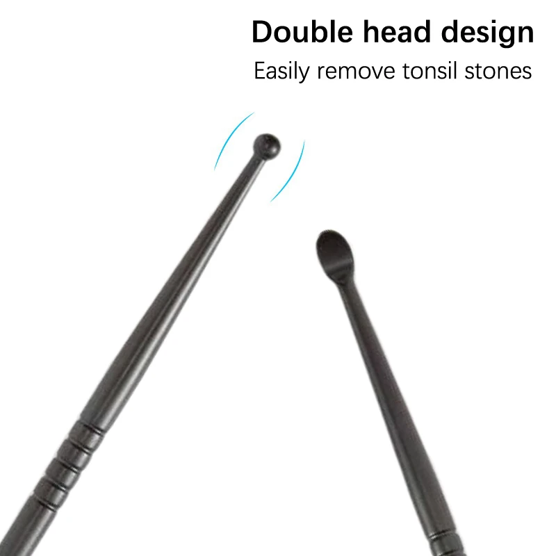 1pcs Tonsil Stone Removal Ear Wax Remover Stainless Steel Remover Mouth Cleaning Care Tools Tonsil Stone Remover Health Care 6