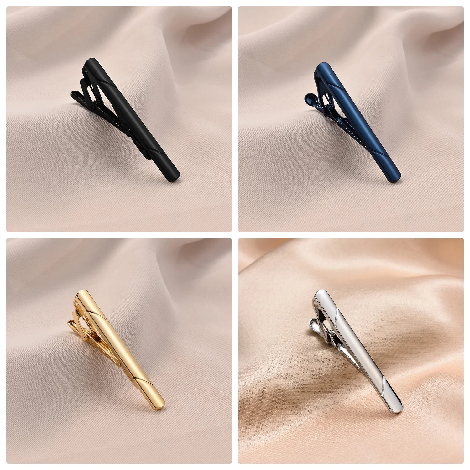 Minimalist Tie Clip For Men Tie Clip To Man Shirt 1PC Business Tie Pin Pisa Ties Men's Cuff Man Fashion Jewelry Cufflink Classic - Image 2