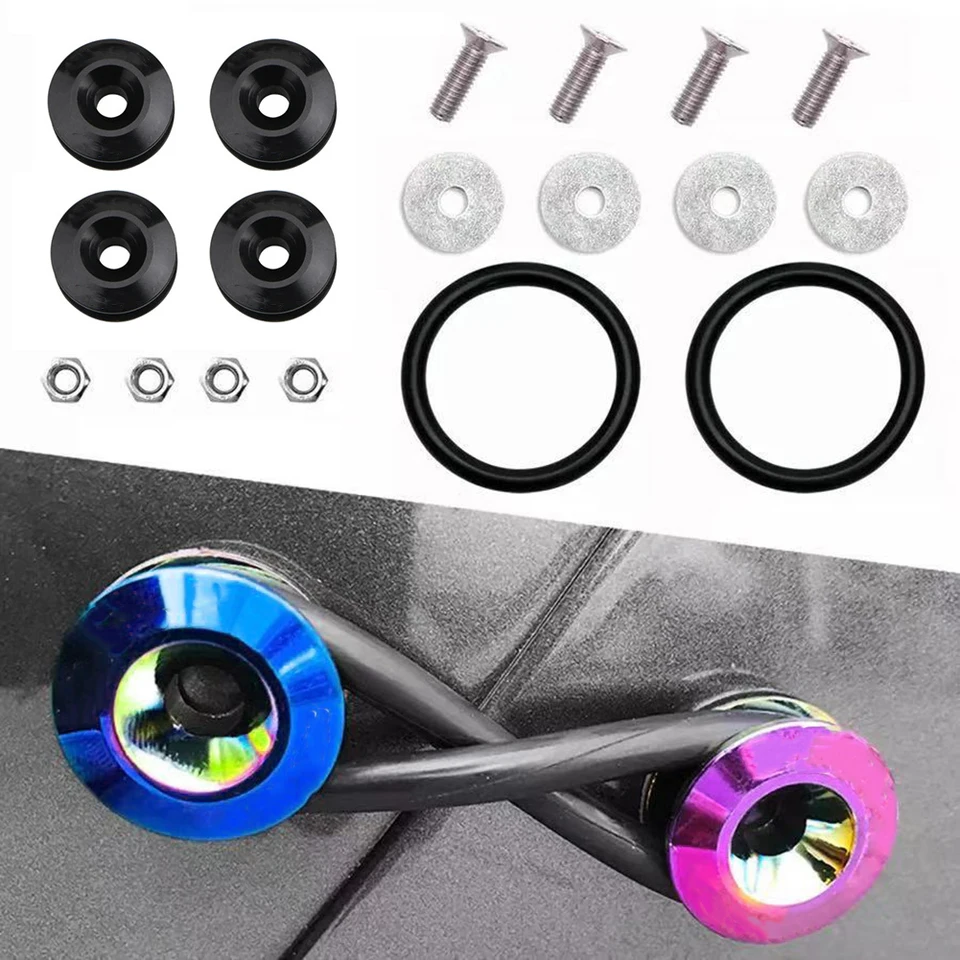 Swpeet Kit Di Fissaggio A Sgancio Rapido, Universale, In Alluminio, Per - Foto 2