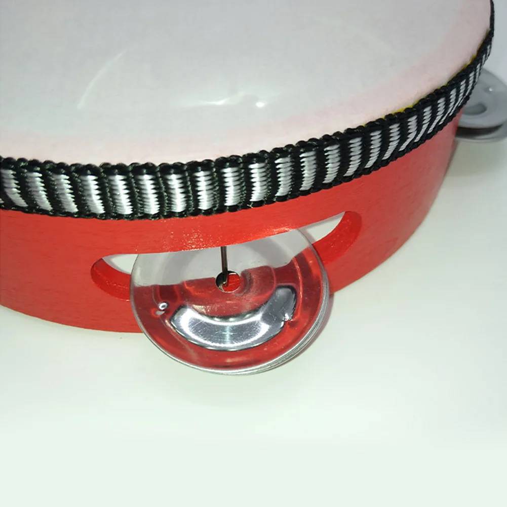 

Party Concert Dancing Tambourine Manual Percussion High Quality Wood Melodious Plink Polyester Wood Replacement