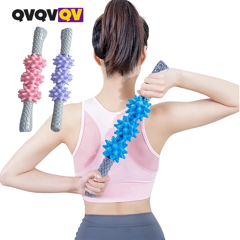 

3 Balls Yoga Massage Roller Stick Trigger Point Anti Cellulite Body Massager Slimming Massage Muscle Relax Roller Relieve Stress