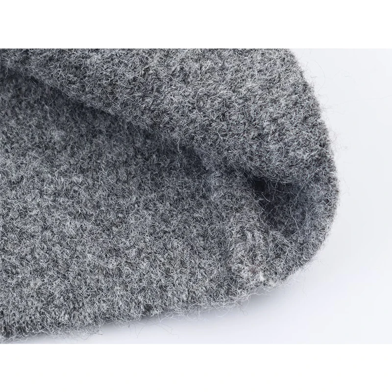 2025 Women Jacket Fashion Knitted Tied Short Coats Casual Loose High Street Jackets For Women Long Sleeve Slit New Outerwear