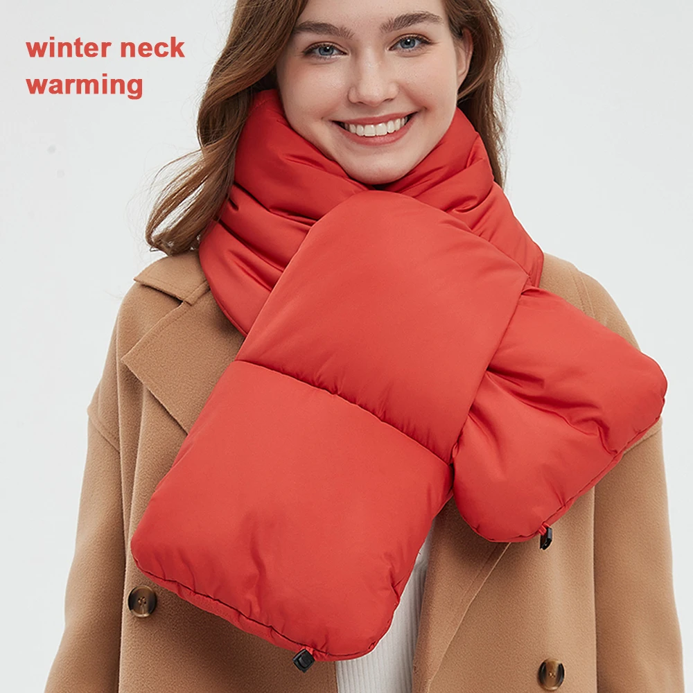 

Electric Heated Scarf USB Charging Winter Neck Thermal Heating Pad Neck Warmer Neckerchief with 3 Level Temperature Setting