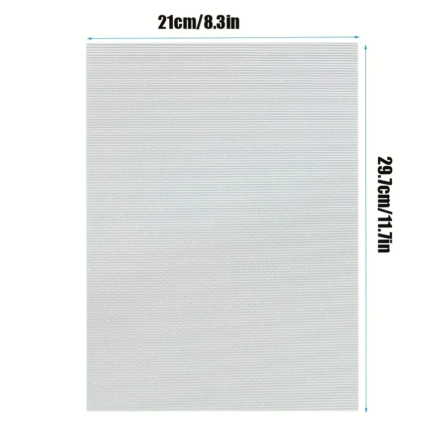 5 Stück/10 Stück bedruckbarer weißer Baumwoll-Canvas-Stoff für Tintenstrahldrucker, A4-Tuch zum Bilddrucken – Detail 9