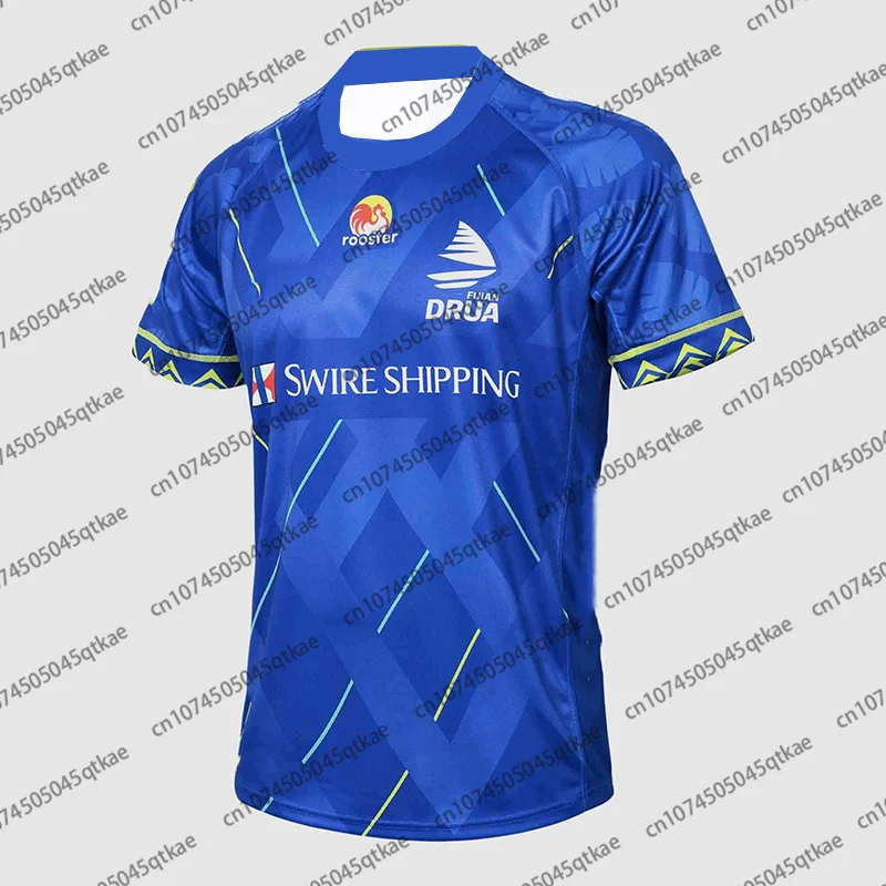 FIJIAN DRUA Home Rugby Jersey America Football Tshirt Oversized Training Unisex Clothes Breathable Sport Quick Drying Tee