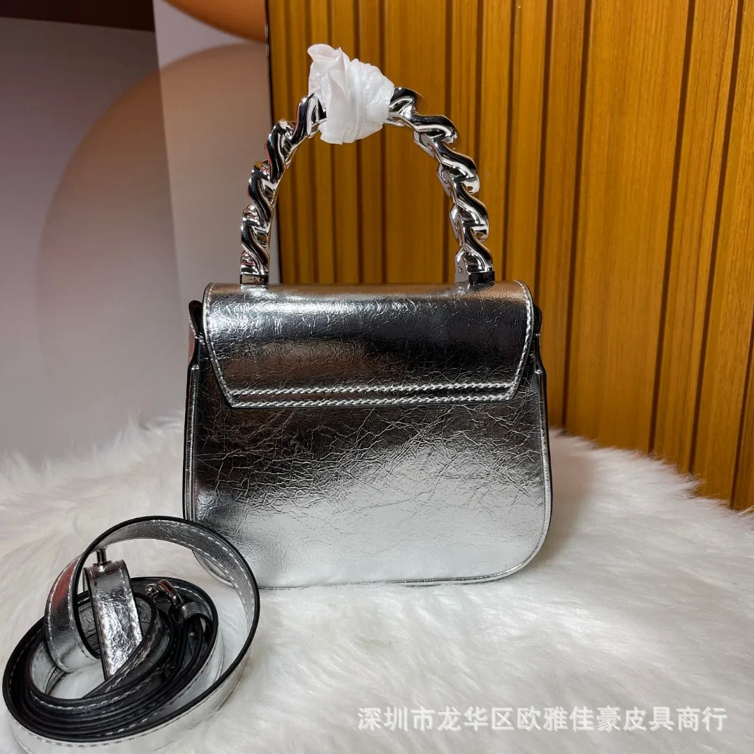 Luxury Brand Women's Shoulder Bag Handbags for Women Y2k Leather Leisure Crossbody Messenger Clutche Commuting Retro Simplicity