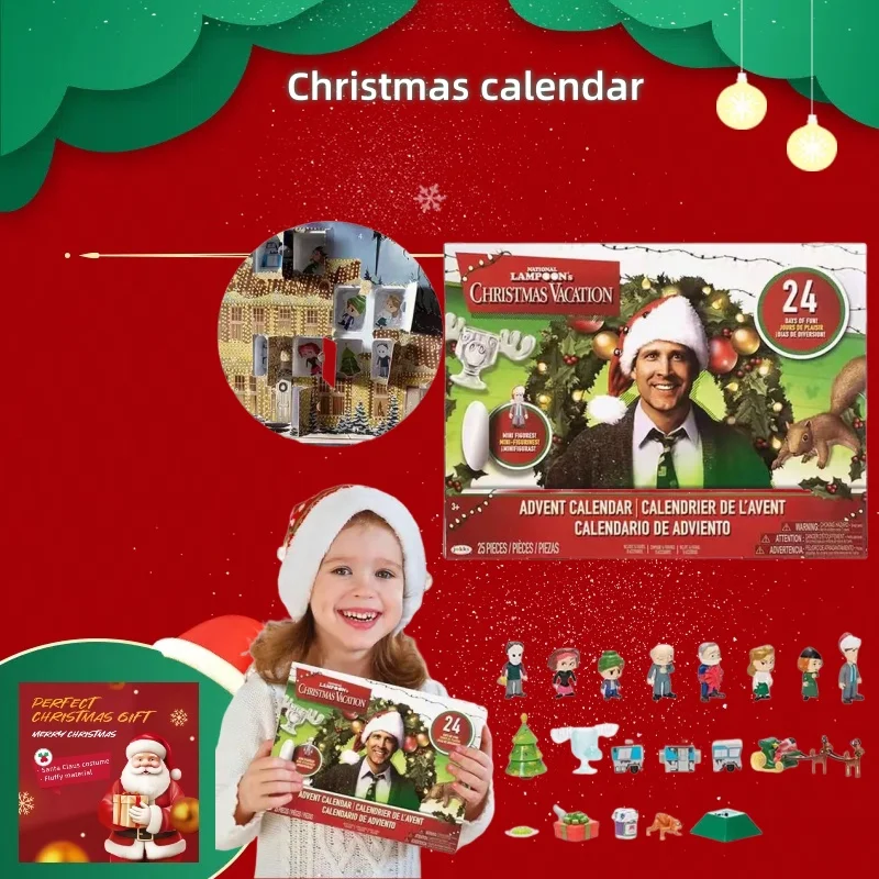 National Lampoon Christmas Holiday Advent Calendar Includes 24 Gifts And Countdown Accessories