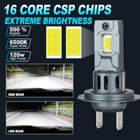 Dream Chaser H7 LED Headlight Bulb Mini Wireless 60W 20000LM 6500K for Car Headlamp Auto Diode Lamps H7 Turbo Led 12V Automobile 2
