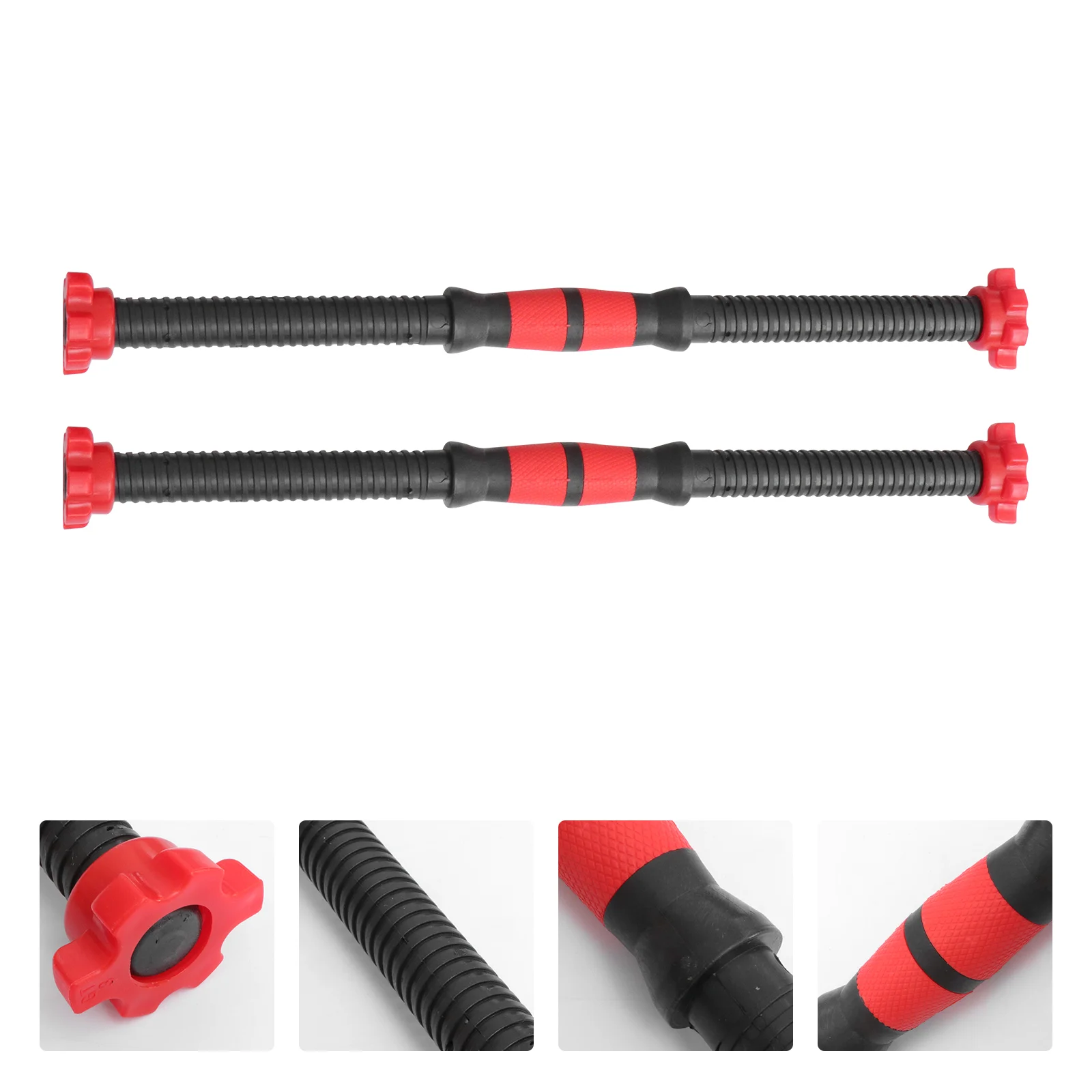 

2 Pcs Barbell Dumbbell Handle Fitness Equipment Weight Lifting Spinlock Collar Set