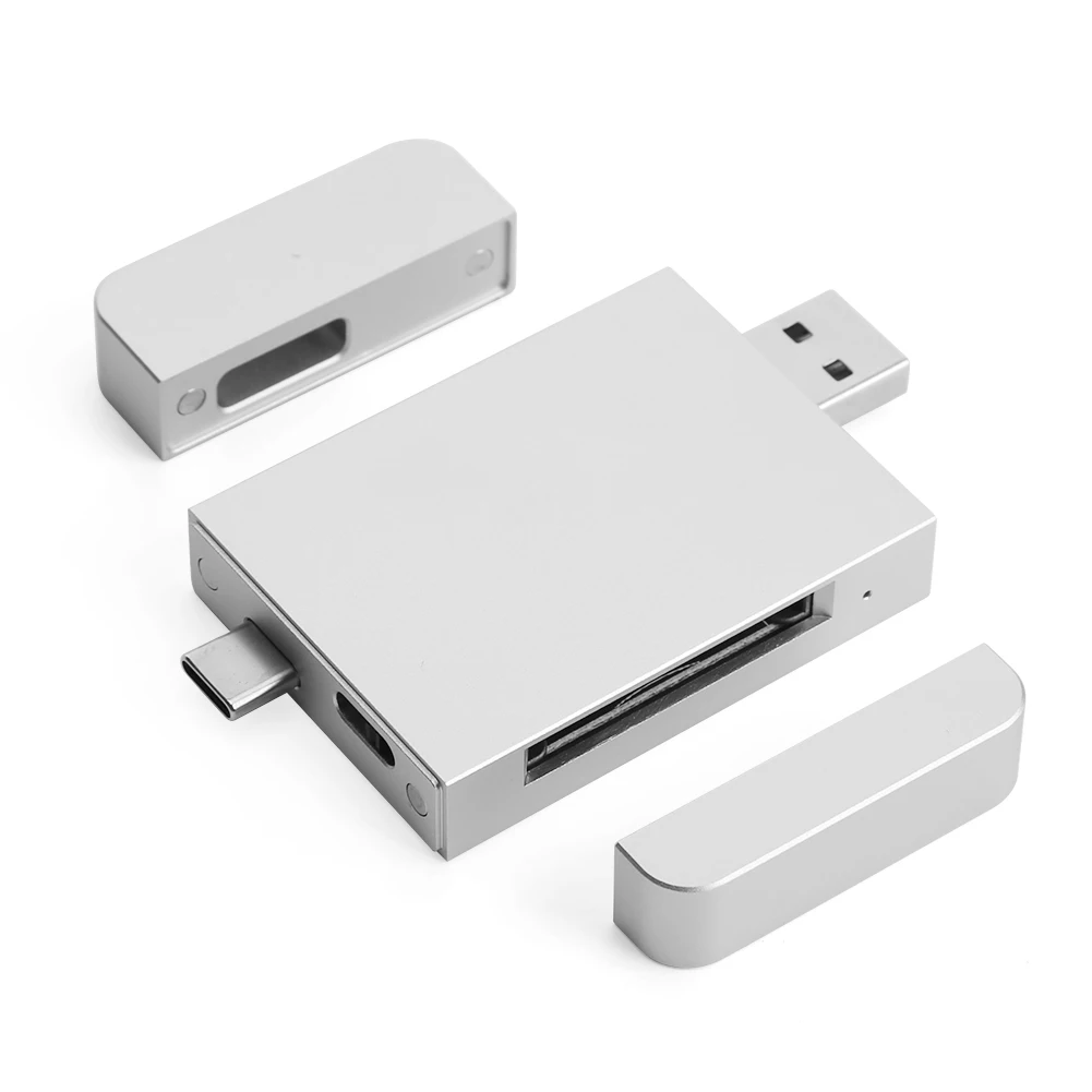 듀얼 인터페이스 스마트 카드 리더기, 마그네틱 C타입, USB 3.1, 2 세대, 노트북 컴퓨터 휴대폰용, 10Gbps