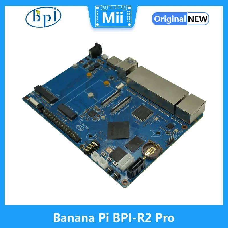 

Banana Pi BPI-R2 Pro Rockchip RK3568 Quad-core 16GB eMMC Flash 2G DDR3 Opensource Router Demo Board