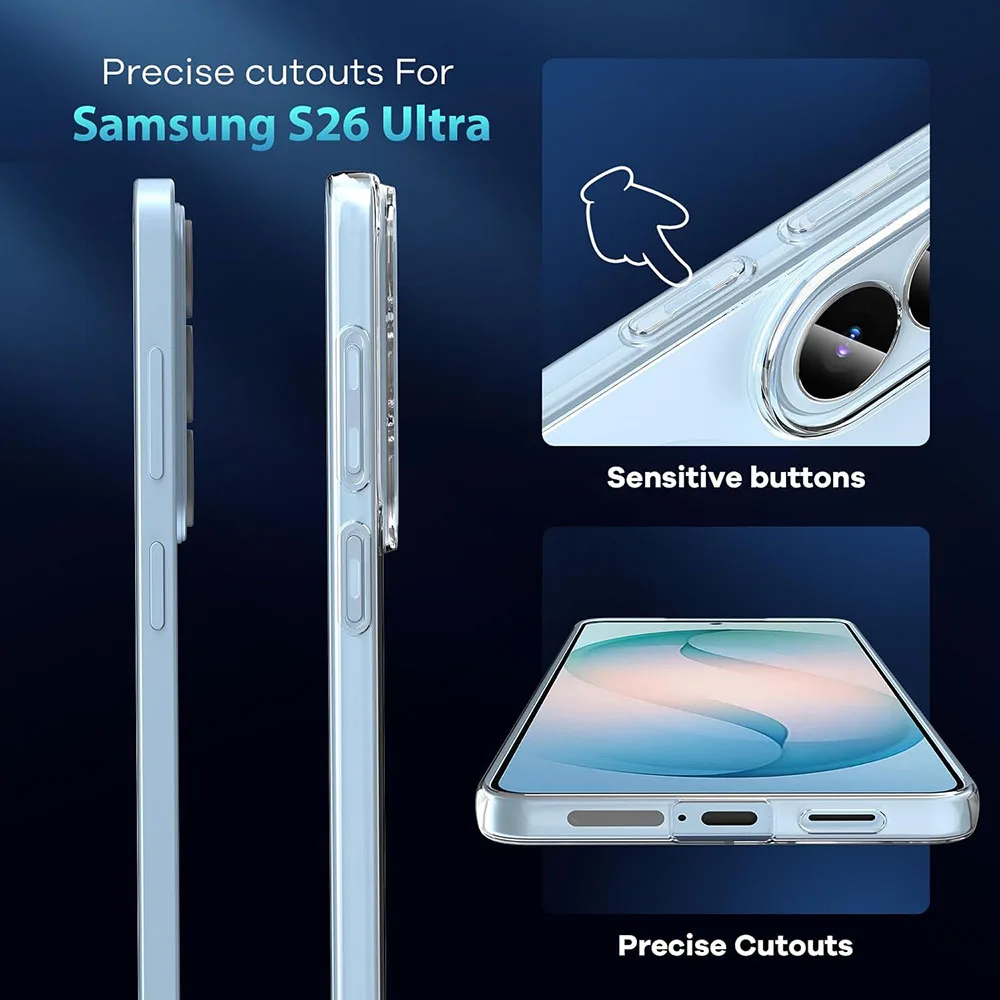 Premium Silicone Soft Case - Ultra Clear, Ultra Thin Cover