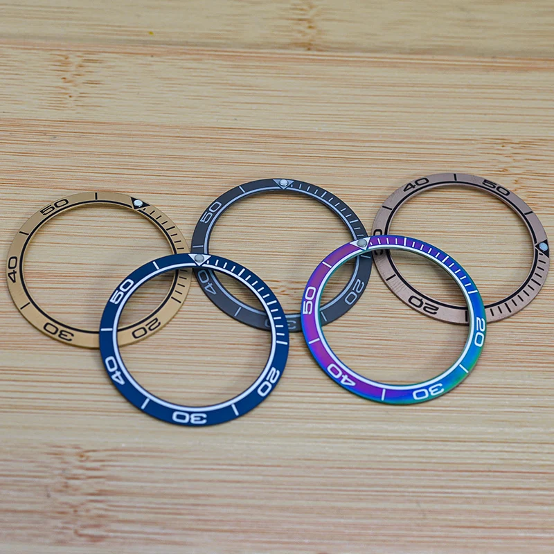 NH35 Bezel 38X30.5MM fits Seiko SKX007/SKX009/SKX011/SKX171/SKX173/SRPD and other models of DIY watches.