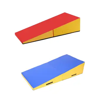Gym Tumbling Mat Tumbling Skill Shape Cheese Wedge for Dance Sports Yoga