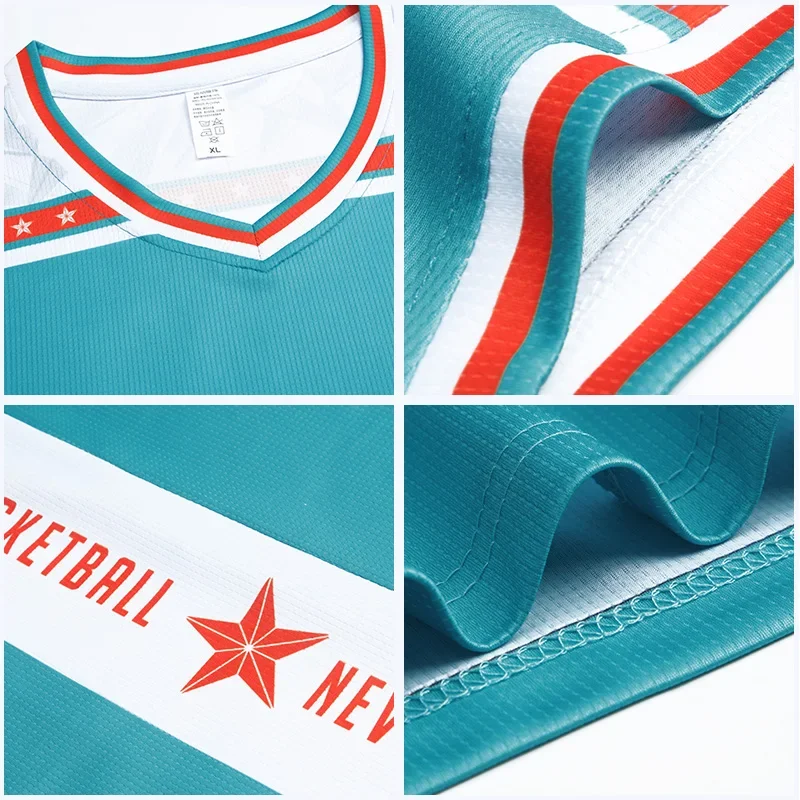 Customizable Kids Basketball Jersey Sets Sport Clothing Breathable Child Boys Girls Basketball Jersey Shirts Shorts Suit JLS-231