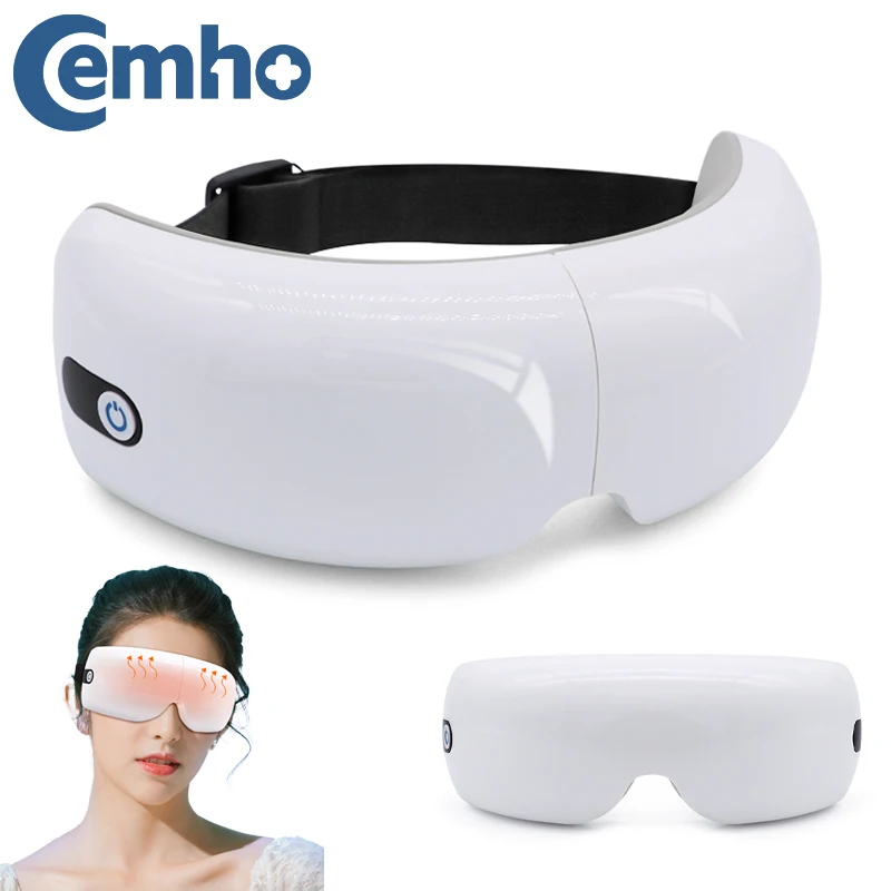 

Eye Massager 6D Smart Airbag Vibration Eye Care Instrumen Heating Bluetooth Music Relieves Fatigue And Dark Circles Sleep Mask.