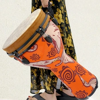 12 Inch Djembe Drum Adult Professional Playing African Drums Traditional African Hand Drums Large Portable Percussion Instrument